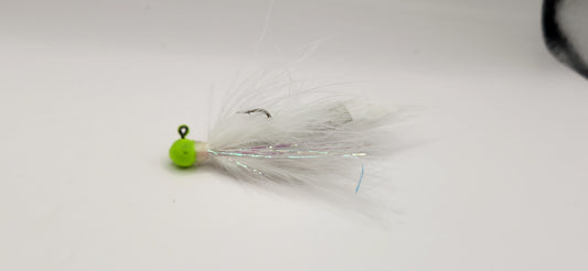 White and chartreuse slot buster